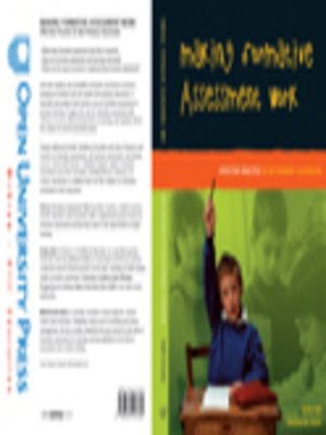 cover image of Making Formative Assessment Work